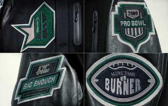 Darell Revis custom chenille patch set 