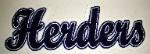 Large Chenille Name Patch without a tail in script