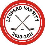 This is a four inch Hockey Patch with embroidered crossed sticks used for your varsity letterman jacket.  