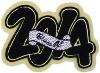 Crazy letter class of patch for your varsity letterman jacket. 