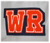 Wide Receiver Position Chenille Patch